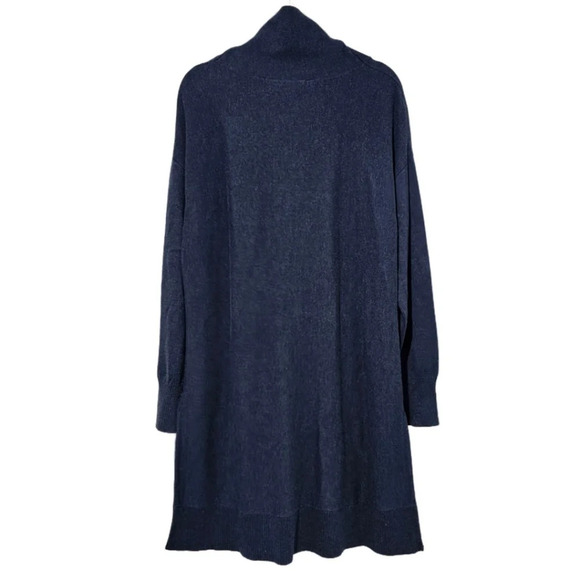 Soft Surroundings Blue Metro Turtleneck Tunic Sweater - Picture 7 of 9